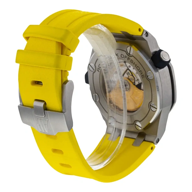 Audemars Piguet Watch For Men - Royal Oak Offshore Diver, 42 mm, Yellow Dial