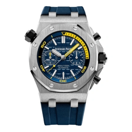 Audemars Piguet Watch For Men - Royal Oak Offshore Diver, Steel, Blue Dial