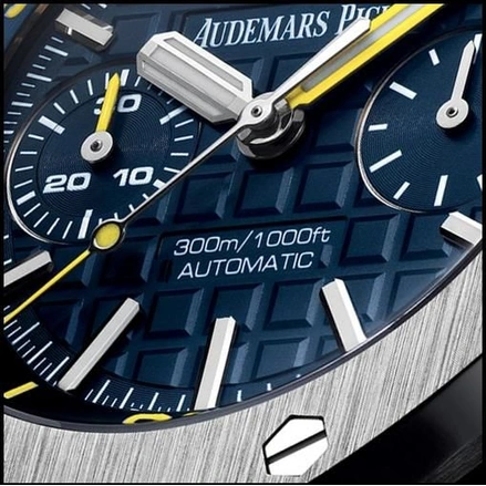 Audemars Piguet Watch For Men - Royal Oak Offshore Diver, Steel, Blue Dial