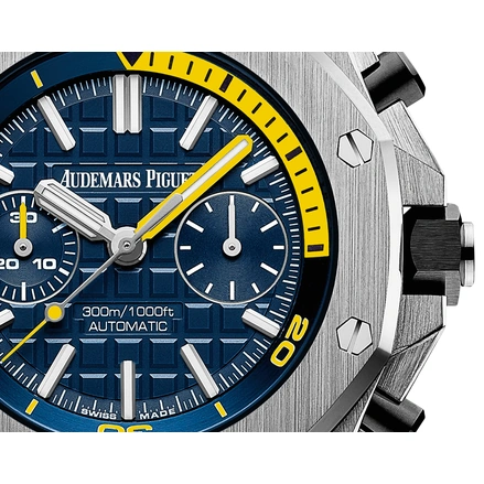 Audemars Piguet Watch For Men - Royal Oak Offshore Diver, Steel, Blue Dial