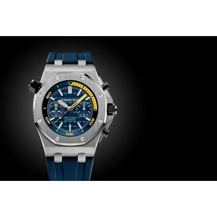 Audemars Piguet Watch For Men - Royal Oak Offshore Diver, Steel, Blue Dial