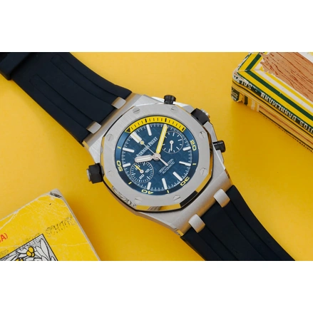 Audemars Piguet Watch For Men - Royal Oak Offshore Diver, Steel, Blue Dial