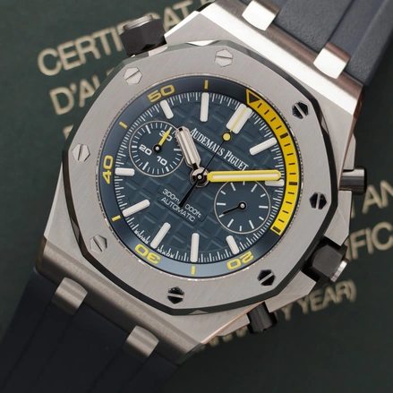 Audemars Piguet Watch For Men - Royal Oak Offshore Diver, Steel, Blue Dial