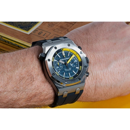 Audemars Piguet Watch For Men - Royal Oak Offshore Diver, Steel, Blue Dial