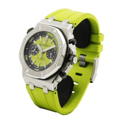 Audemars Piguet Watch For Men - Royal Oak Offshore Diver, Steel, Green Dial