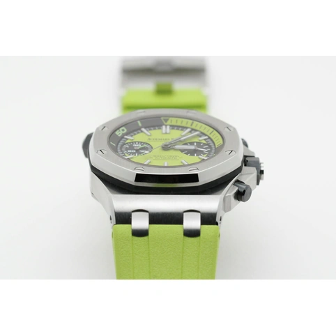 Audemars Piguet Watch For Men - Royal Oak Offshore Diver, Steel, Green Dial