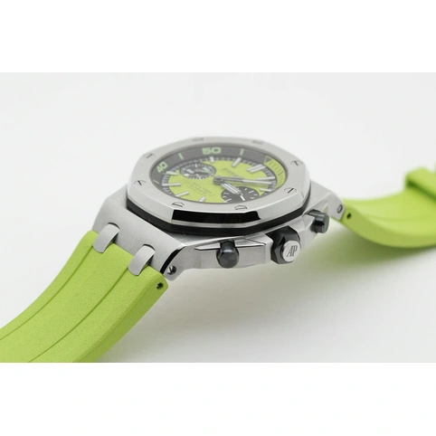 Audemars Piguet Watch For Men - Royal Oak Offshore Diver, Steel, Green Dial