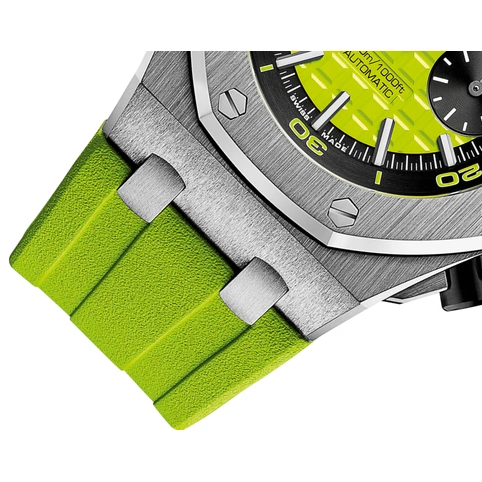 Audemars Piguet Watch For Men - Royal Oak Offshore Diver, Steel, Green Dial