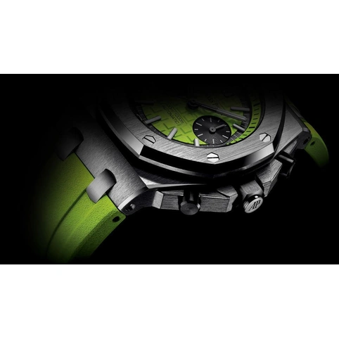 Audemars Piguet Watch For Men - Royal Oak Offshore Diver, Steel, Green Dial