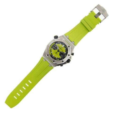 Audemars Piguet Watch For Men - Royal Oak Offshore Diver, Steel, Green Dial