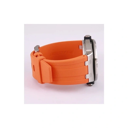 Audemars Piguet Watch For Men - Royal Oak Offshore Diver, Steel, Orange Dial