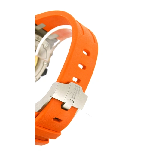 Audemars Piguet Watch For Men - Royal Oak Offshore Diver, Steel, Orange Dial