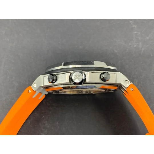 Audemars Piguet Watch For Men - Royal Oak Offshore Diver, Steel, Orange Dial