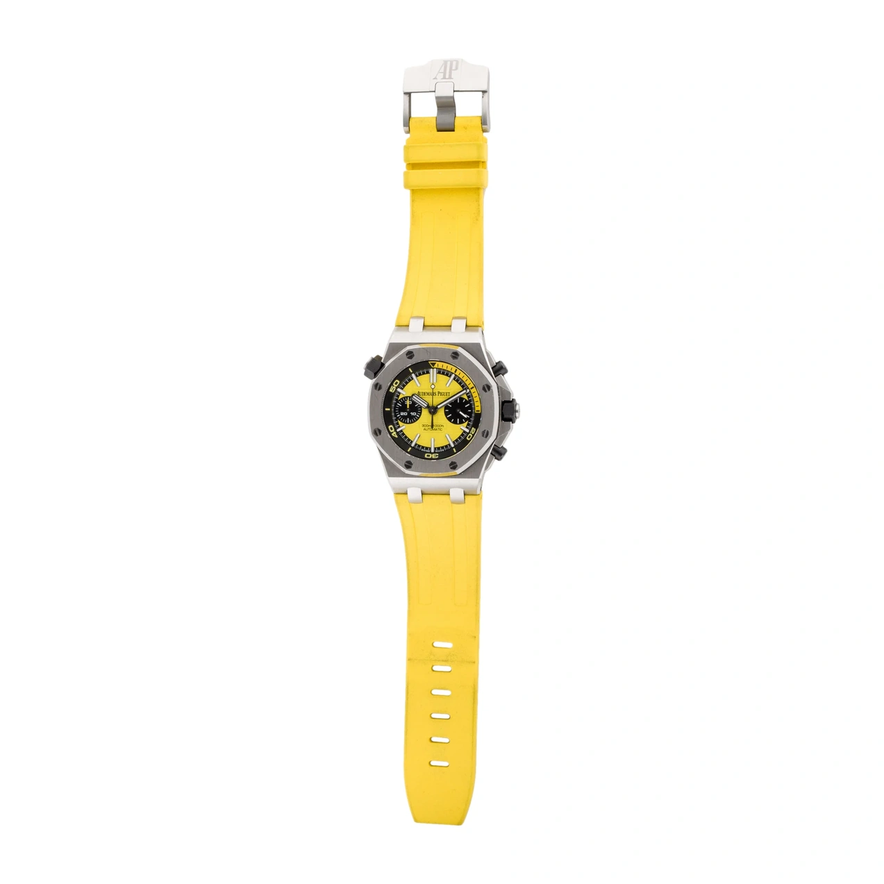 Audemars Piguet Watch For Men - Royal Oak Offshore Diver, Steel, Yellow Dial