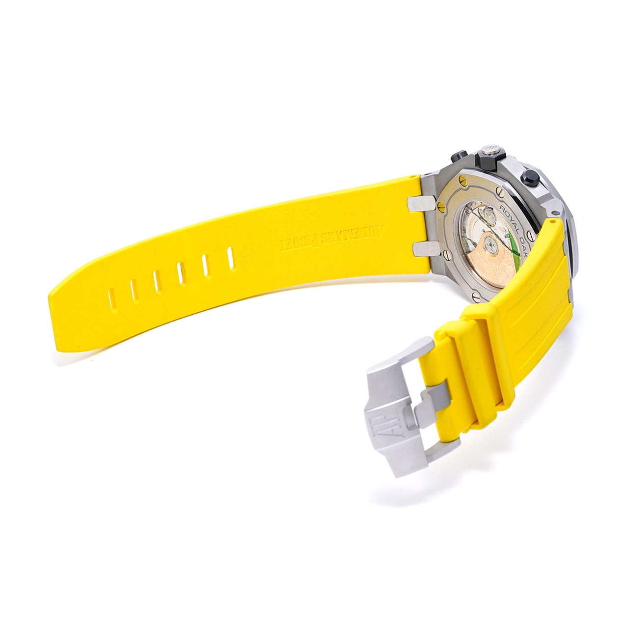 Audemars Piguet Watch For Men - Royal Oak Offshore Diver, Steel, Yellow Dial