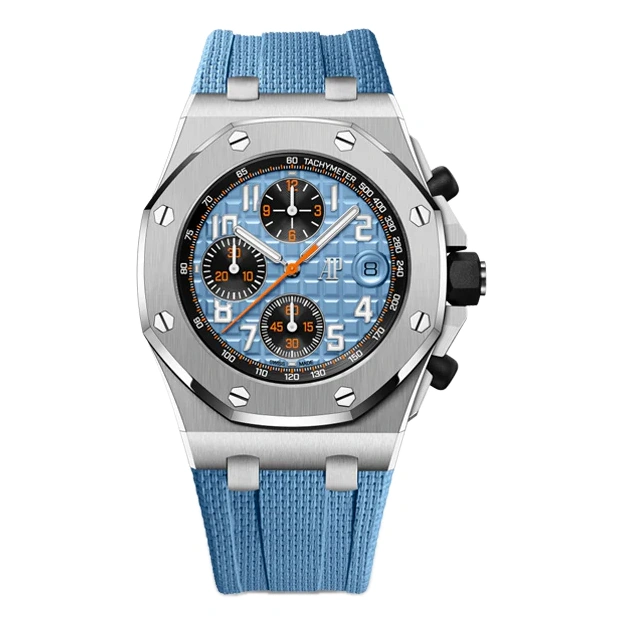 Audemars Piguet Watch For Men - Royal Oak Offshore Selfwinding Chronograph, 42 mm, Steel, Blue Dial