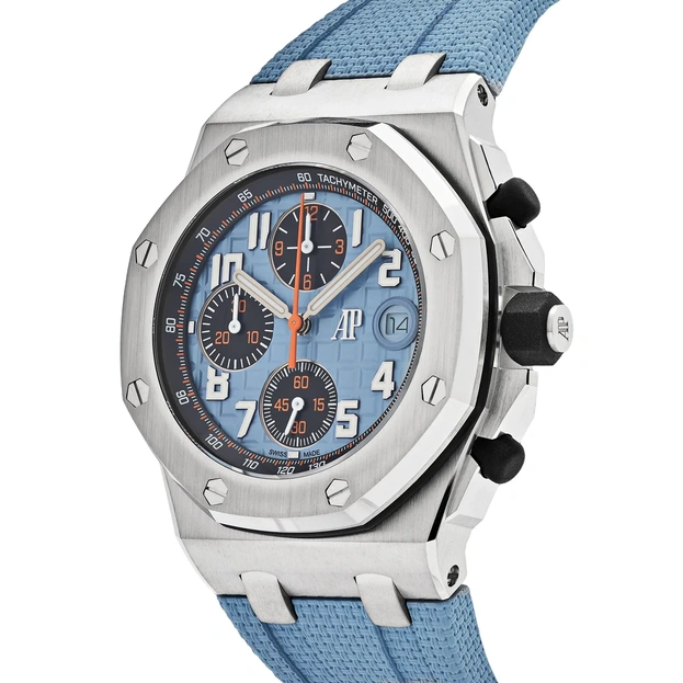 Audemars Piguet Watch For Men - Royal Oak Offshore Selfwinding Chronograph, 42 mm, Steel, Blue Dial