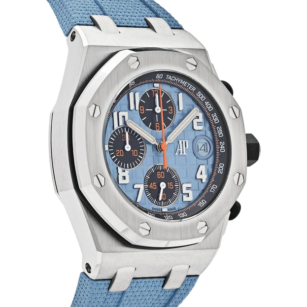 Audemars Piguet Watch For Men - Royal Oak Offshore Selfwinding Chronograph, 42 mm, Steel, Blue Dial