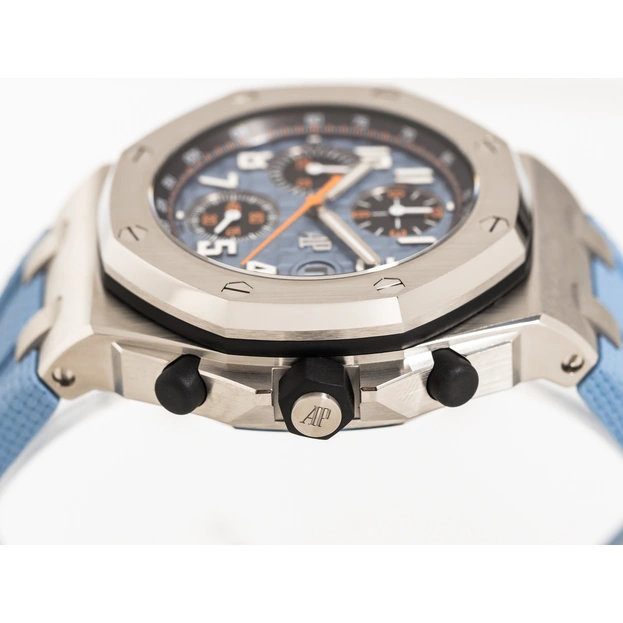 Audemars Piguet Watch For Men - Royal Oak Offshore Selfwinding Chronograph, 42 mm, Steel, Blue Dial