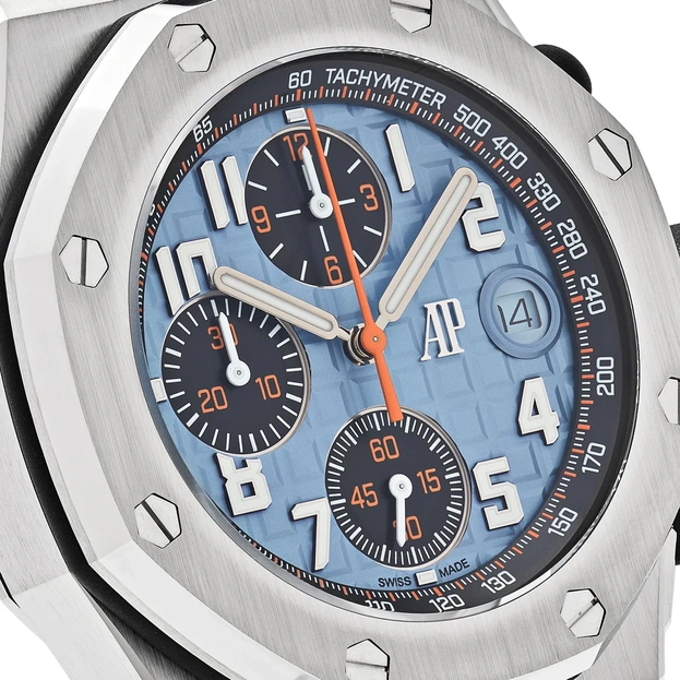 Audemars Piguet Watch For Men - Royal Oak Offshore Selfwinding Chronograph, 42 mm, Steel, Blue Dial