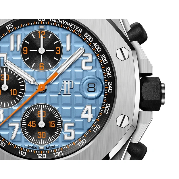 Audemars Piguet Watch For Men - Royal Oak Offshore Selfwinding Chronograph, 42 mm, Steel, Blue Dial