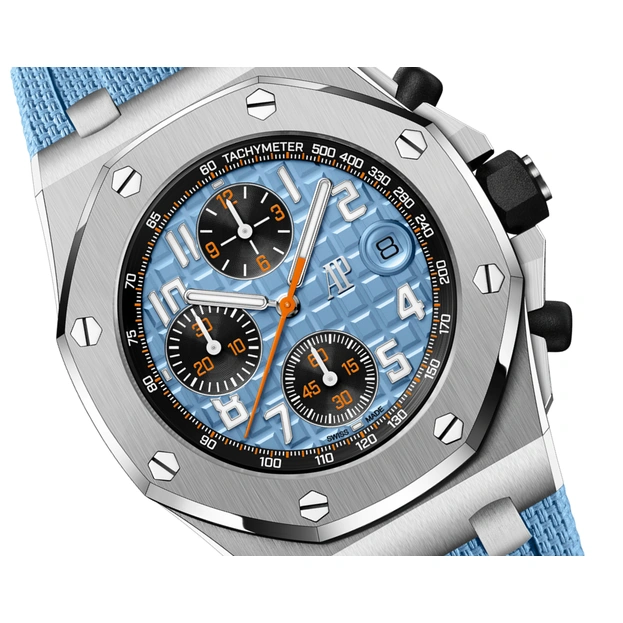 Audemars Piguet Watch For Men - Royal Oak Offshore Selfwinding Chronograph, 42 mm, Steel, Blue Dial