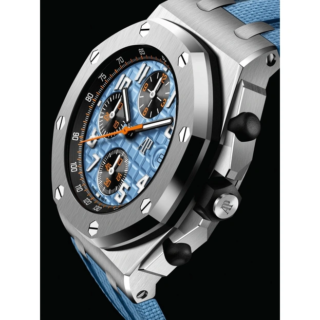 Audemars Piguet Watch For Men - Royal Oak Offshore Selfwinding Chronograph, 42 mm, Steel, Blue Dial