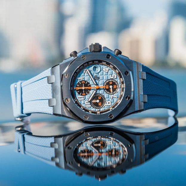 Audemars Piguet Watch For Men - Royal Oak Offshore Selfwinding Chronograph, 42 mm, Steel, Blue Dial