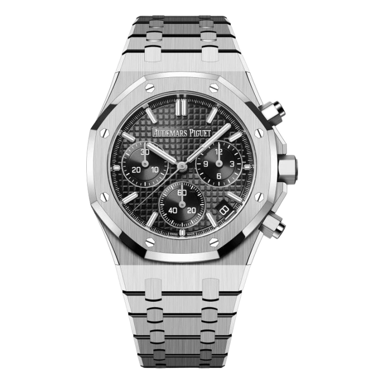 Audemars Piguet Watch For Men - Royal Oak Selfwinding Chronograph “50th Anniversary”, Steel, Black Dial