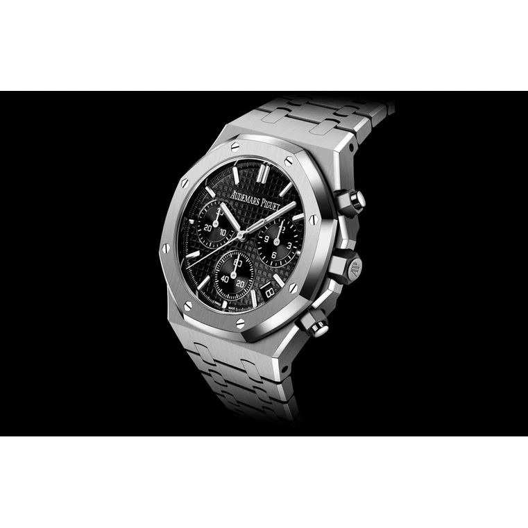Audemars Piguet Watch For Men - Royal Oak Selfwinding Chronograph “50th Anniversary”, Steel, Black Dial