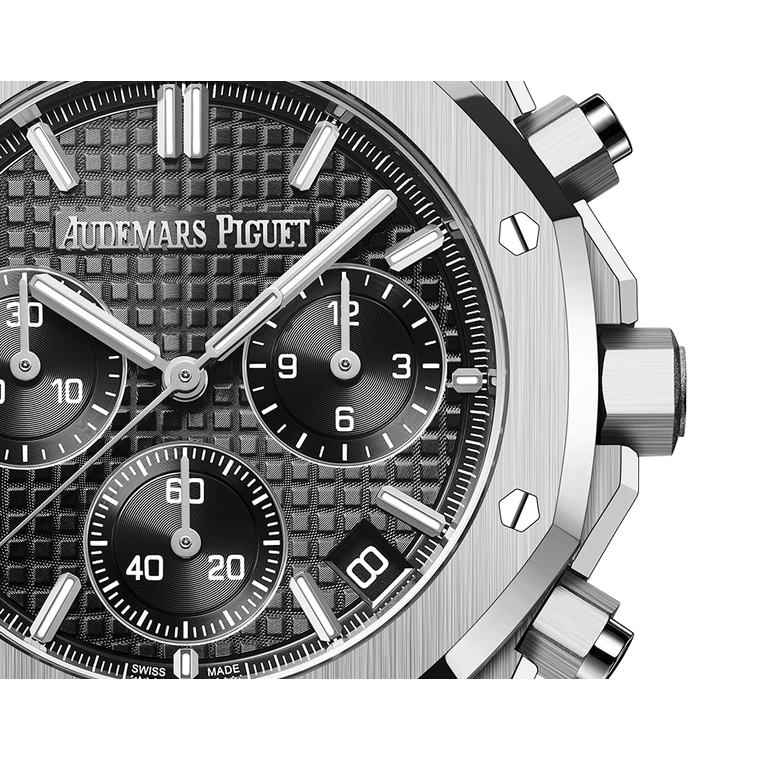 Audemars Piguet Watch For Men - Royal Oak Selfwinding Chronograph “50th Anniversary”, Steel, Black Dial