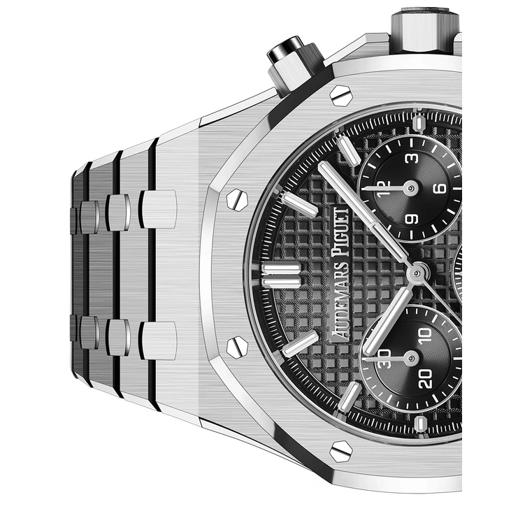 Audemars Piguet Watch For Men - Royal Oak Selfwinding Chronograph “50th Anniversary”, Steel, Black Dial