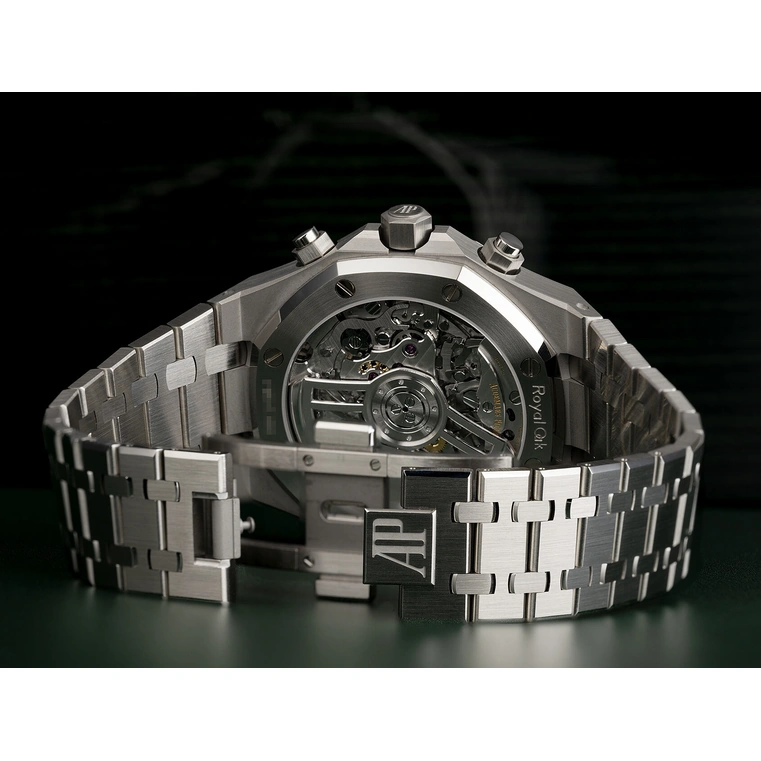 Audemars Piguet Watch For Men - Royal Oak Selfwinding Chronograph “50th Anniversary”, Steel, Black Dial