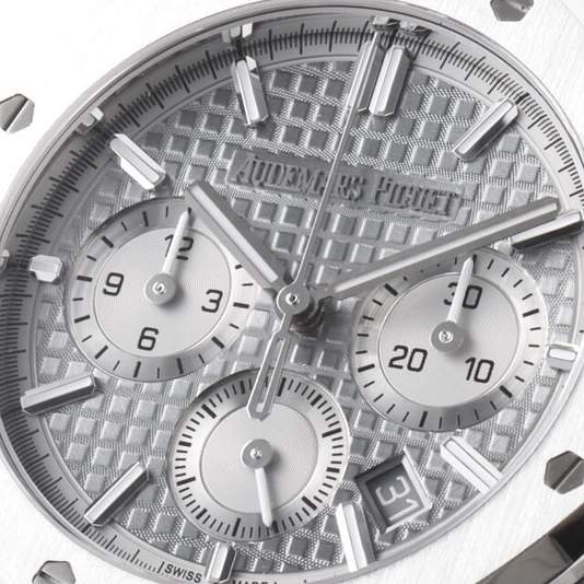 Audemars Piguet Watch For Men - Royal Oak Selfwinding Chronograph, 38 mm, Steel, Grey Dial