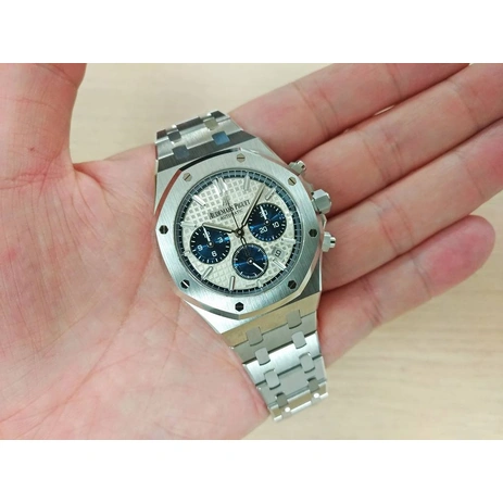 Audemars Piguet Watch For Men - Royal Oak Selfwinding Chronograph, 38 mm, Steel, Silver Dial