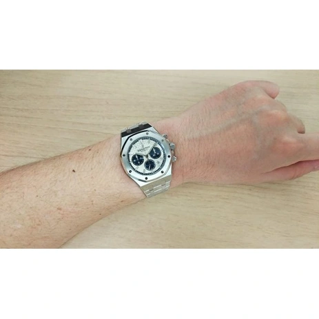 Audemars Piguet Watch For Men - Royal Oak Selfwinding Chronograph, 38 mm, Steel, Silver Dial
