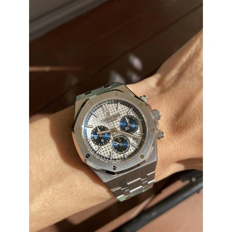 Audemars Piguet Watch For Men - Royal Oak Selfwinding Chronograph, 38 mm, Steel, Silver Dial