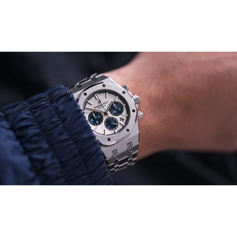 Audemars Piguet Watch For Men - Royal Oak Selfwinding Chronograph, 38 mm, Steel, Silver Dial
