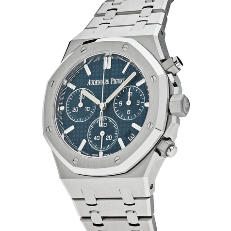 Audemars Piguet Watch For Men - Royal Oak Selfwinding Chronograph, Steel, “Bleu Nuit, Nuage 50” Dial