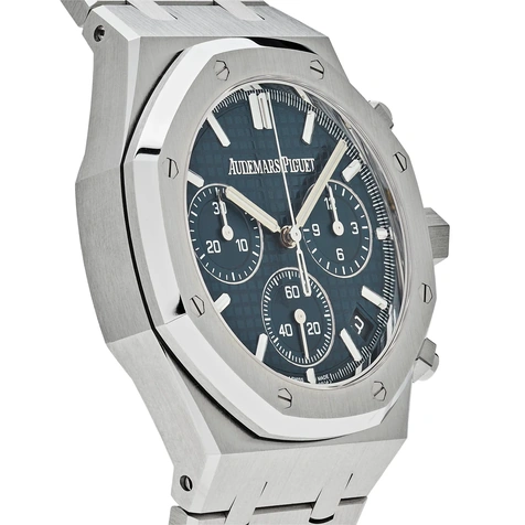 Audemars Piguet Watch For Men - Royal Oak Selfwinding Chronograph, Steel, “Bleu Nuit, Nuage 50” Dial