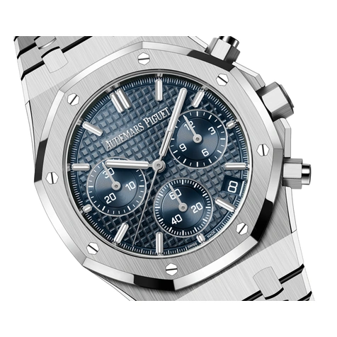 Audemars Piguet Watch For Men - Royal Oak Selfwinding Chronograph, Steel, “Bleu Nuit, Nuage 50” Dial