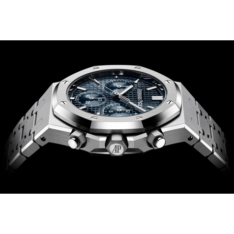 Audemars Piguet Watch For Men - Royal Oak Selfwinding Chronograph, Steel, “Bleu Nuit, Nuage 50” Dial