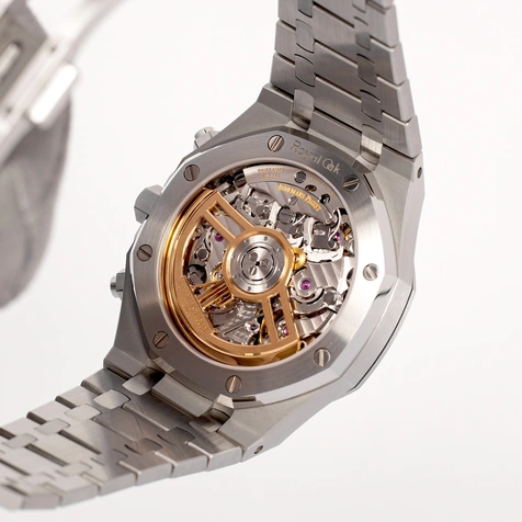 Audemars Piguet Watch For Men - Royal Oak Selfwinding Chronograph, Steel, “Bleu Nuit, Nuage 50” Dial