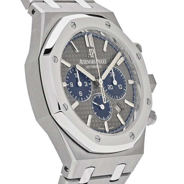 Audemars Piguet Watch For Men - Royal Oak Selfwinding Chronograph, Titanium-Platinum, Black Dial