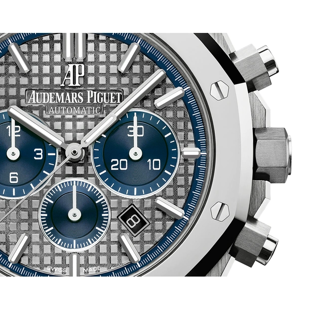 Audemars Piguet Watch For Men - Royal Oak Selfwinding Chronograph, Titanium-Platinum, Black Dial