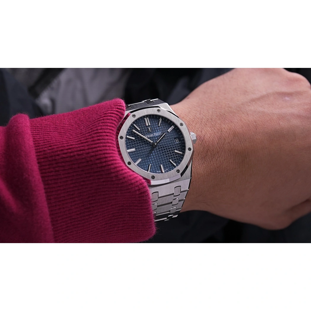 Audemars Piguet Watch For Men - Royal Oak Selfwinding, 41 mm, Blue Dial