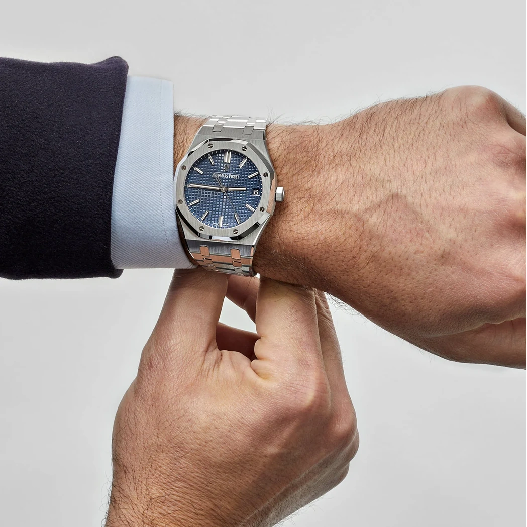 Audemars Piguet Watch For Men - Royal Oak Selfwinding, 41 mm, Blue Dial