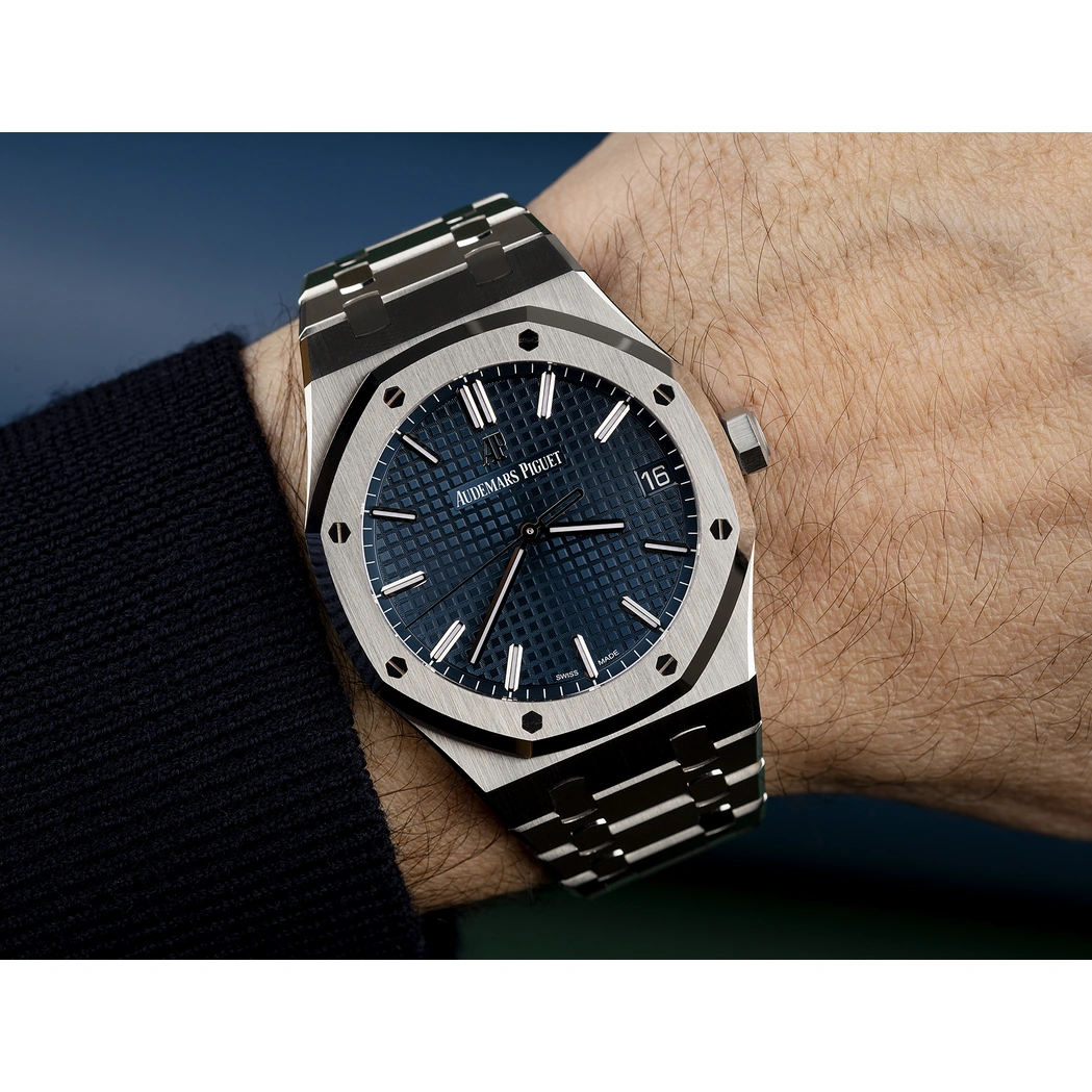 Audemars Piguet Watch For Men - Royal Oak Selfwinding, 41 mm, Blue Dial