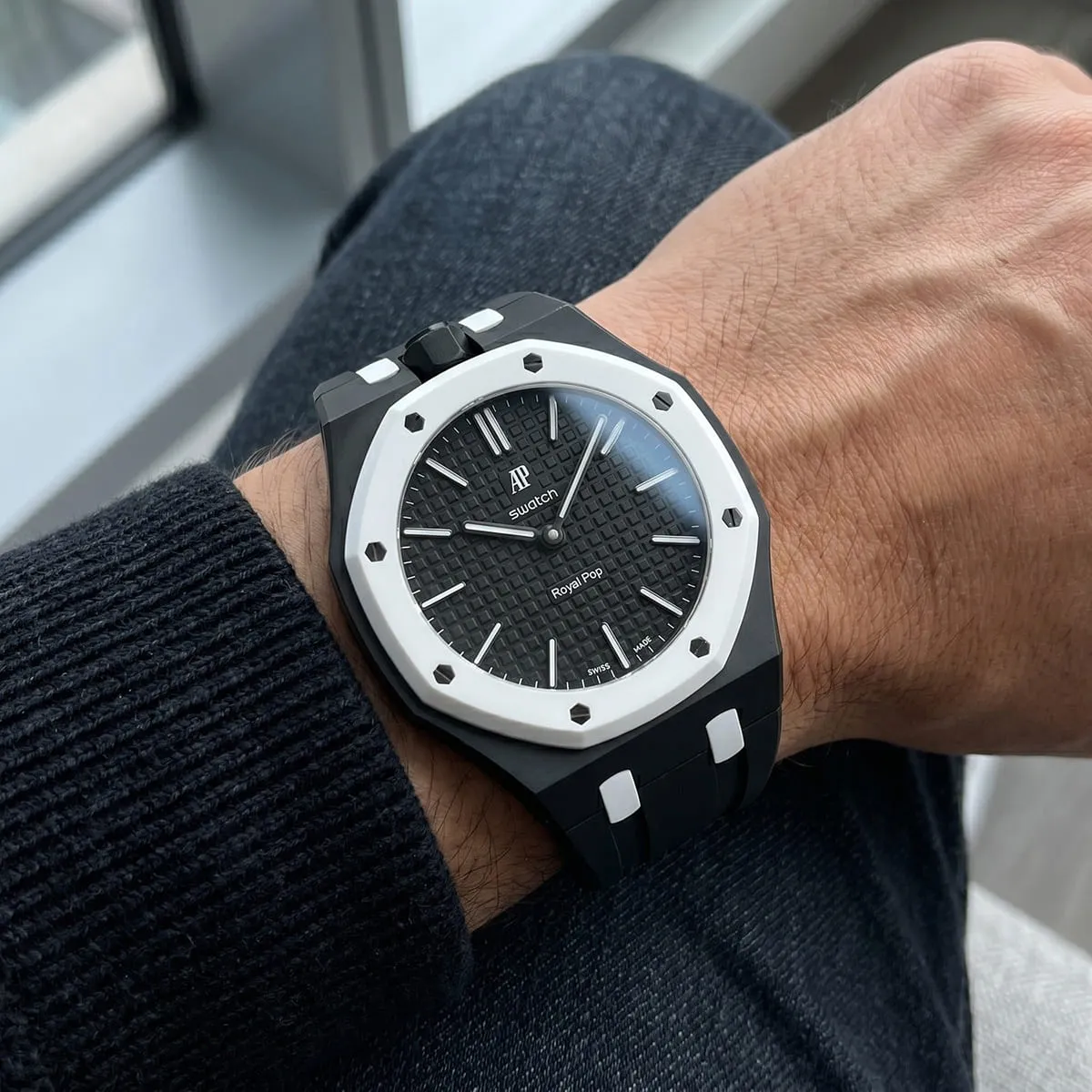 Audemars Piguet Black and White Strap