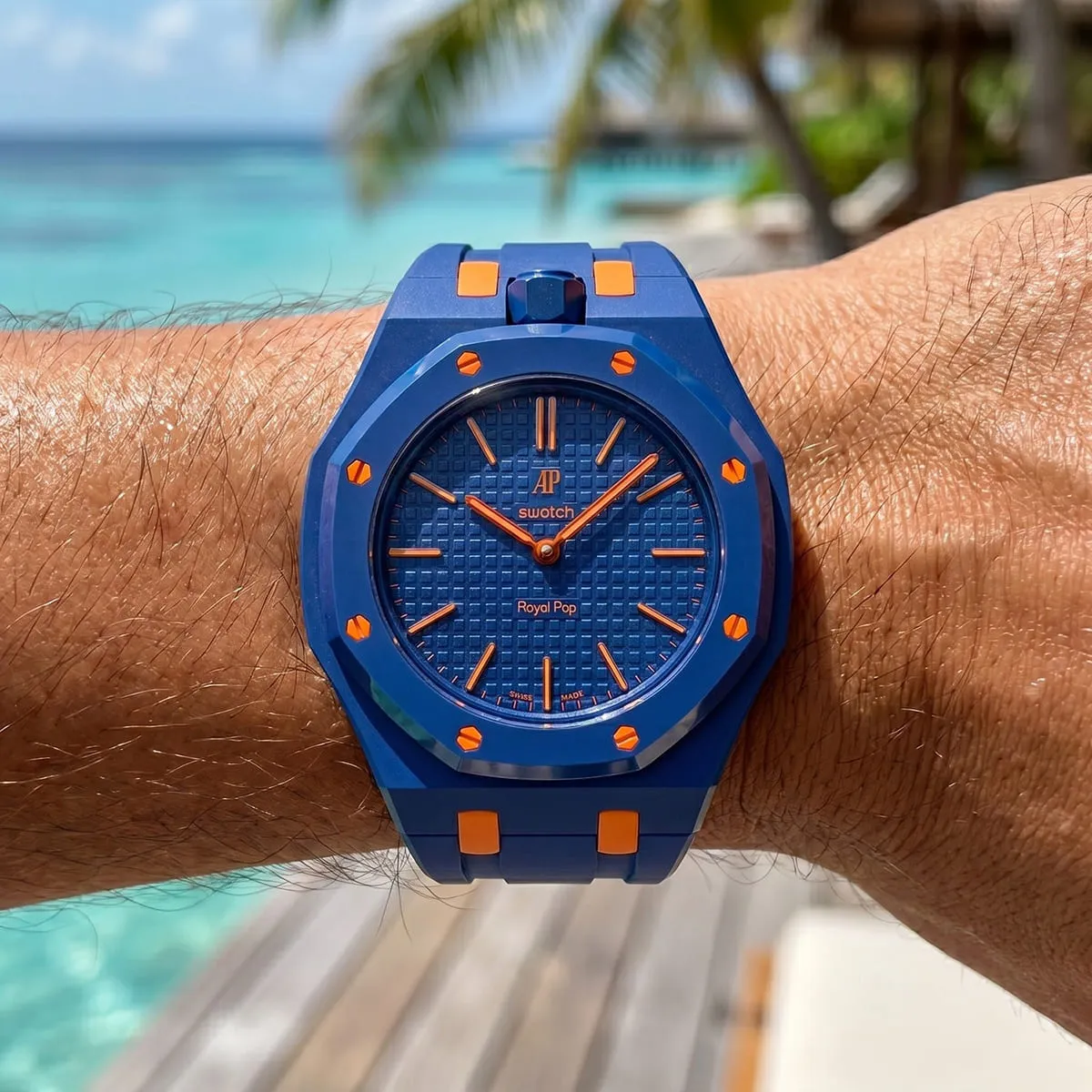 Audemars Piguet Navy and Orange Strap